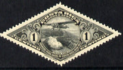 Costa Rica 1937 Air - First Annual Fair 1c black diamond shaped unmounted mint, SG 228
