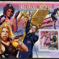 Guinea - Bissau 2009 Famous Musicians perf m/sheet unmounted mint
