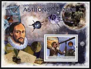 Guinea - Bissau 2009 Year of Astronomy perf s/sheet unmounted mint Michel BL 683