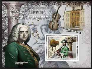 Guinea - Bissau 2009 George Frederic Handel perf s/sheet unmounted mint Michel BL 686