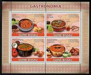 Guinea - Bissau 2009 Local Food dishes perf sheetlet containing 4 values unmounted mint Michel 4111-14