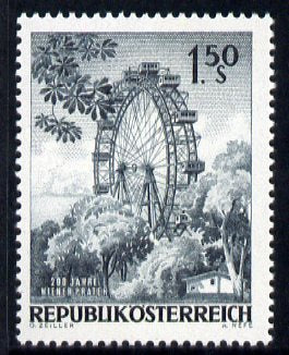 Austria 1966 Bicentenary of Vienna Prater (Fun Fair) - Big Wheel unmounted mint, SG 1466