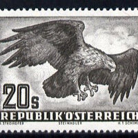 Austria 1950-53 Birds 20s Golden Eagle unmounted mint, SG 1221