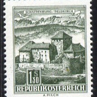 Austria 1957-70 Schattenburg Castle 1s 30 from Buildings def set unmounted mint, SG 1305