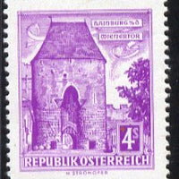 Austria 1957-70 Vienna Gate, Hainburg 4s from Buildings def set unmounted mint, SG 1316
