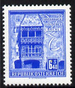 Austria 1957-70 Golden Roof, Innsbruck 6s 40 from Buildings def set unmounted mint, SG 1320