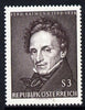 Austria 1965 175th Birth Anniversary of Ferdinand Raimund (actor & playwright) unmounted mint, SG 1446