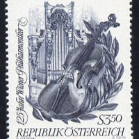 Austria 1967 125th Anniversary of Vienna Philharmonic Orchestra unmounted mint, SG 1497