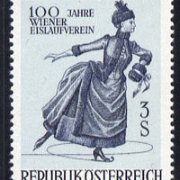 Austria 1967 Centenary of Vienna Skating Association unmounted mint, SG 1493