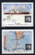 South Africa 1991 Antarctic Treaty set of 2 unmounted mint SG 740-1