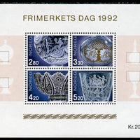 Norway 1992 Stamp Day perf m/sheet unmounted mint SG MS 1152