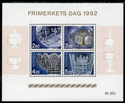 Norway 1992 Stamp Day perf m/sheet unmounted mint SG MS 1152