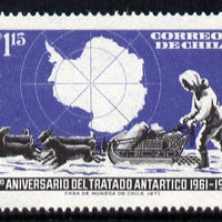 Chile 1972 10th Anniversary of Antarctic Treaty 1e15 unmounted mint, SG 687