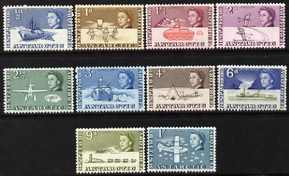 British Antarctic Territory 1963-69 first definitives short set to 1s very lightly mounted mint, 10 values SG 1-10