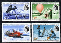 British Antarctic Territory 1969 25th Anniversary of Continuous Scientific Work set of 4 very lightly mounted mint, SG 20-23