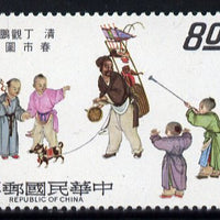 Taiwan1975 New Year Festivals £8 (Entertainer with monkey & dog) unmounted mint, SG 1047