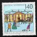 Germany 1991 Weilburg Post Office 140pf + 60pf, from Humanitarian Relief set unmounted mint, SG2420
