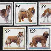Germany 1996 Youth Welfare set of Dogs (2nd Series) unmounted mint, SG 2696-2700