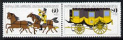 Germany 1985 Mophila '85 Stamp Exhibition se-tenant pair unmounted mint, SG2104-05