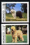 Monaco 1982 International Dog Show set of 2 unmounted mint, SG 1573-74