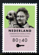 Netherlands 1993 Elderley woman with Dog 80c + 40c from Welfare Fund set, unmounted mint, SG 1679