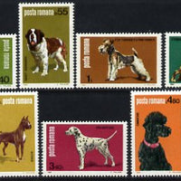 Rumania 1981 Dogs perf set of 7 unmounted mint, SG 4613-19