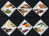 Surinam 1991 Snakes set of 12 in se-tenant triangular pairs unmounted mint, SG 1492-1503