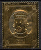 Staffa 1977 Monarchs £8 Henry III embossed in 23k gold foil (Rosen #475) unmounted mint