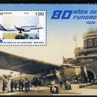 Cuba 2009 Aviation imperf m/sheet unmounted mint
