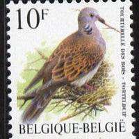 Belgium 1996-99 Birds #3 Turtle Dove 10f unmounted mint, SG 3312