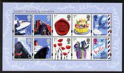 Great Britain 2010 Smilers perf m/sheet unmounted mint