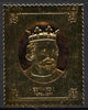 Staffa 1977 Monarchs £8 Edward I embossed in 23k gold foil (Rosen #476) unmounted mint