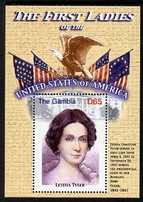 Gambia 2007 The First Ladies of USA - Letitia Tyler perf m/sheet unmounted mint SG MS 5098m