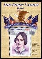 Gambia 2007 The First Ladies of USA - Mary Taylor perf m/sheet unmounted mint SG MS 5098r