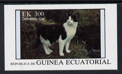 Equatorial Guinea 1976 Cats 300ek imperf m/sheet unmounted mint