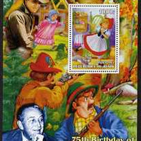 Benin 2003 75th Birthday of Mickey Mouse - Little Red Riding Hood #05 (also shows Elvis & Walt Disney) perf m/sheet unmounted mint. Note this item is privately produced and is offered purely on its thematic appeal