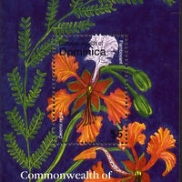 Dominica 2007 Flowers of Dominica perf m/sheet (Delonix regia - Flambouyant) unmounted mint, SG MS3559