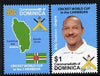 Dominica 2007 World Cup Cricket West Indies set of 2 unmounted mint, SG 3560-61