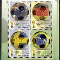 Gambia 2006 Football World Cup Championships perf m/sheet unmounted mint, SG MS4971
