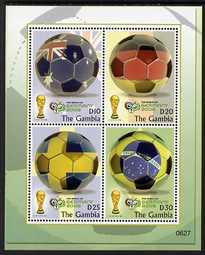 Gambia 2006 Football World Cup Championships perf m/sheet unmounted mint, SG MS4971