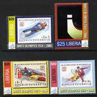 Liberia 2006 Winter Olympics set of 4 unmounted mint