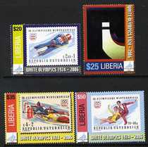 Liberia 2006 Winter Olympics set of 4 unmounted mint