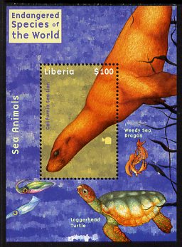 Liberia 2007 Endangered Species of the World perf m/sheet unmounted mint
