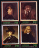 Liberia 2006 400th Birth Anniversary of Rembrandt Harmenz van Rijn set of 4 unmounted mint