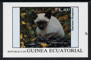 Equatorial Guinea 1976 Cats 400ek imperf m/sheet unmounted mint