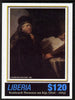 Liberia 2006 400th Birth Anniversary of Rembrandt Harmenz van Rijn imperf sheetlet (A Scholar in his Study) unmounted mint