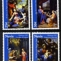 Nevis 2007 Christmas paintings set of 4 unmounted mint, SG 2056-59