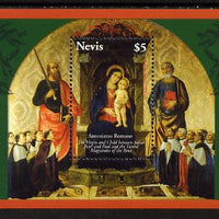 Nevis 2007 Christmas paintings perf m/sheet unmounted mint, SG MS2060