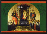 Nevis 2007 Christmas paintings perf m/sheet unmounted mint, SG MS2060