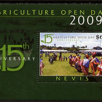 Nevis 2009 15th Anniversary of Agriculture Open Day perf m/sheet, unmounted mint